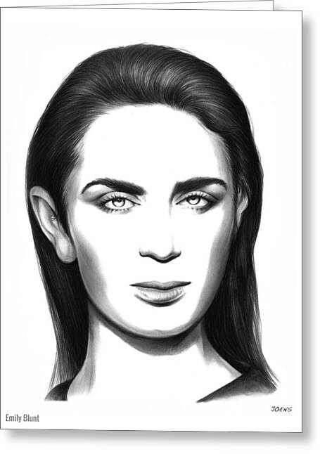 Emily Blunt Greeting Cards