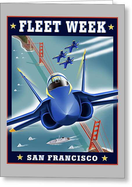 San Francisco Fleet Week Greeting Cards