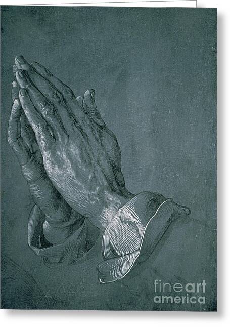 Hands Of An Apostle Greeting Cards