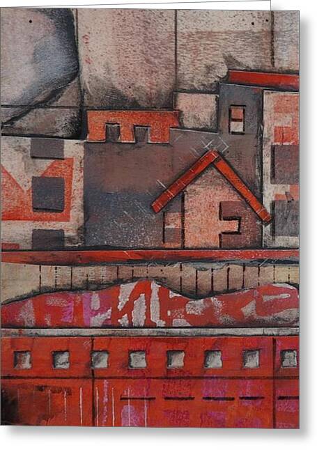 House In The City Mixed Media by Laura Lein-Svencner