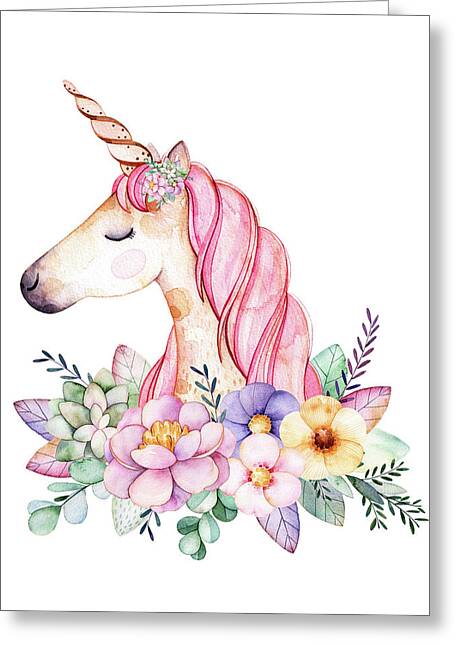 Moonlight Unicorn Einhorn Grußkarte Fantasy Anne Stokes Postkarte Brief 