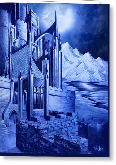 Minas Tirith, The White City Painting - Kingdom of Gondor Art by Aneta  Soukalova