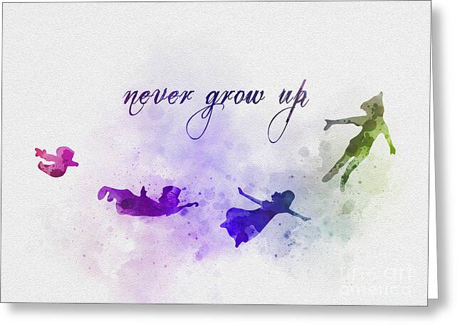Never Grew Up Greeting Cards
