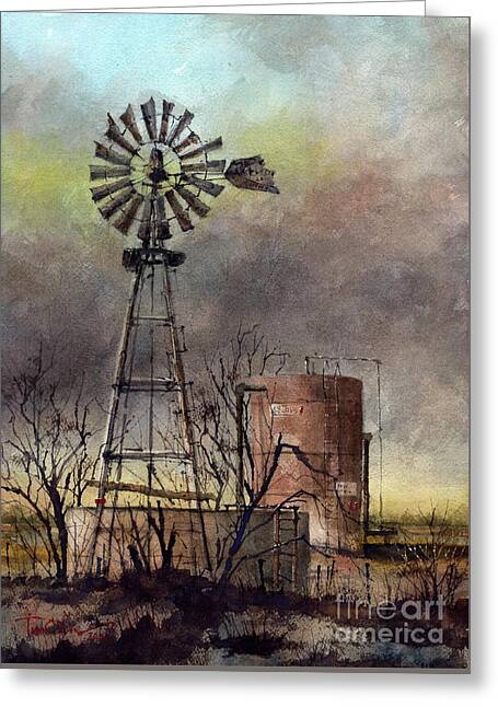 Oil Tank Greeting Cards