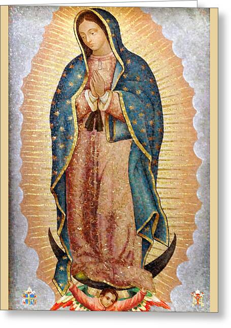 Virgen De Guadalupe Greeting Cards