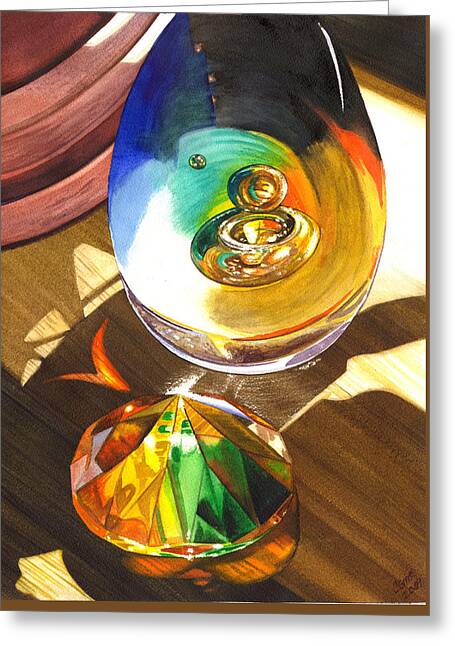 Glass Paperweight Greeting Cards