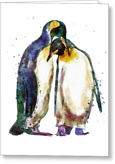 Penguin Watercolor Greeting Cards