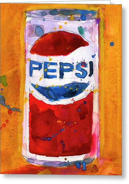 Pepsi Can Greeting Cards