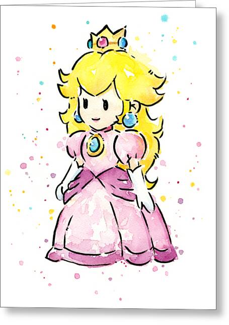 Cat Princess Peach Drawing Style Day 20: Mario And by Rainbow
