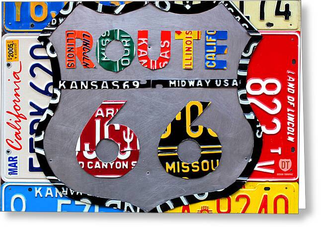 Route 66 Greeting Cards