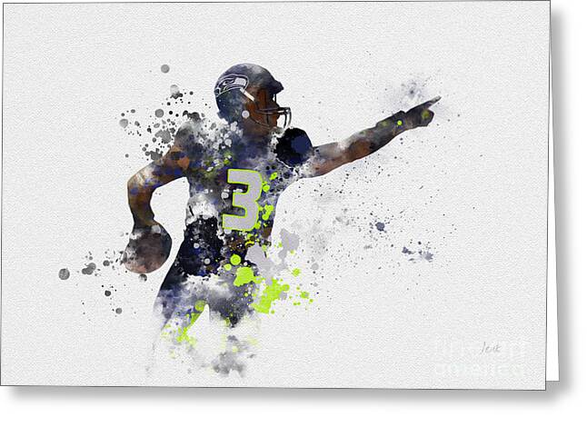 Russell Wilson Greeting Cards