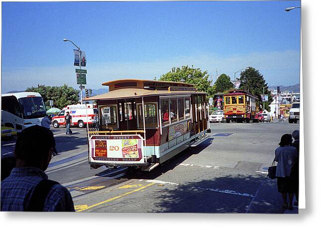 Greeting Card Cable Car San Francisco 3D Lenticular Postcard 