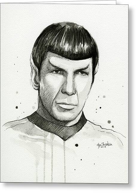 Spock Greeting Cards