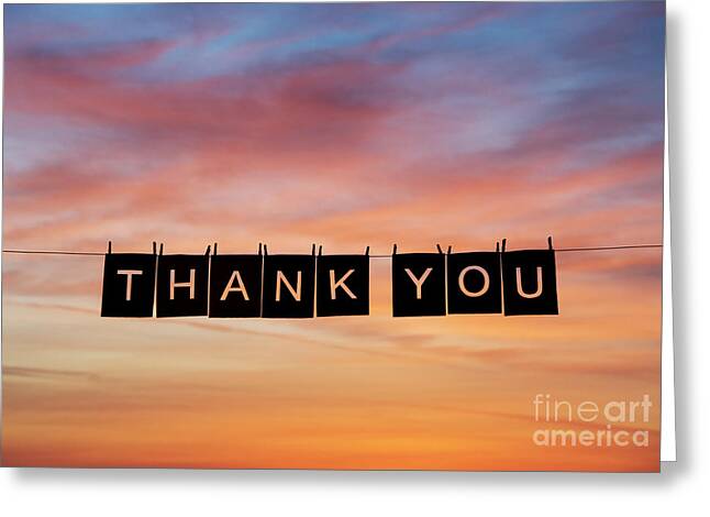 Thank You Letter Greeting Cards