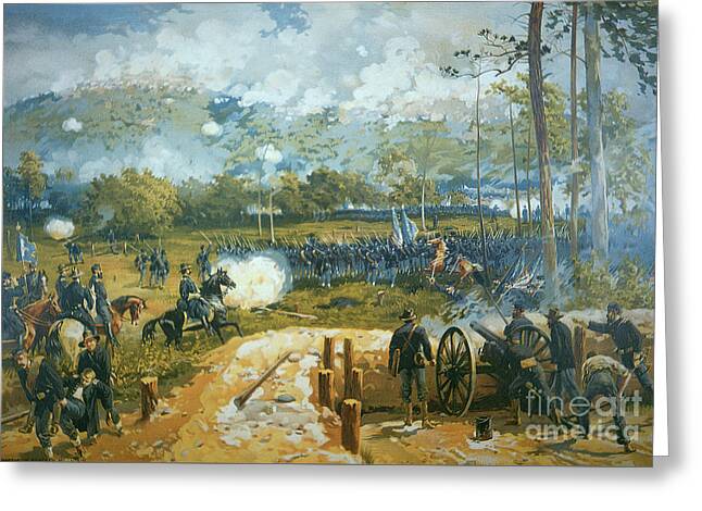 The Battle Of Kenesaw Mountain Greeting Cards