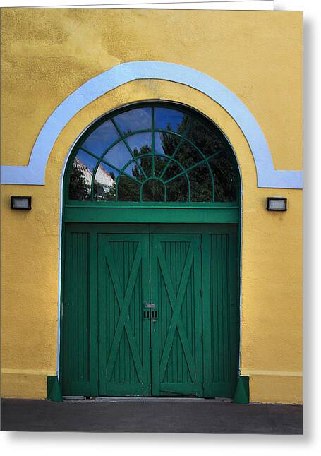The Green Door Photograph by David and Carol Kelly
