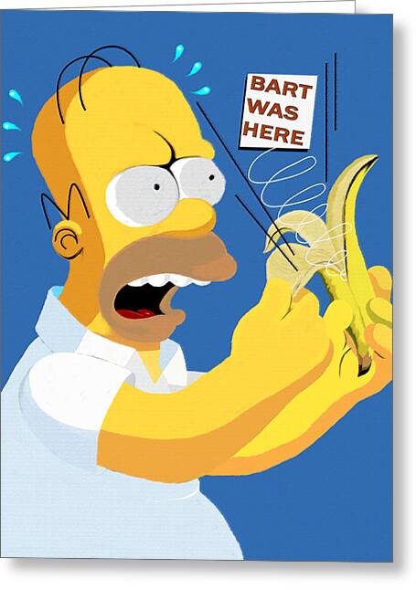 Homer Simpson Greeting Cards