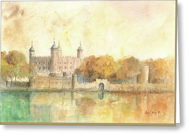 Tower Of London Greeting Cards