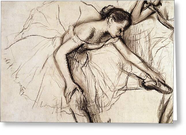 Edgar Degas Drawings Greeting Cards
