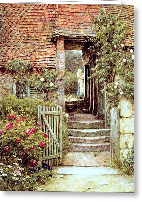 Old Wooden Fence Greeting Cards