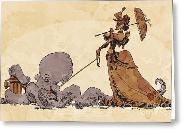 Octopus Greeting Cards