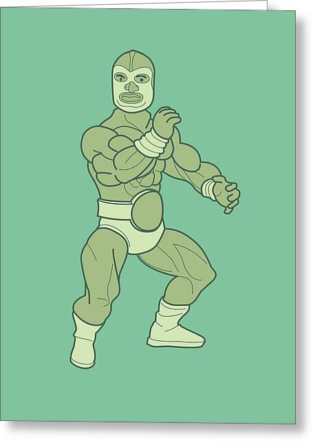 Mexican Wrestling Greeting Cards