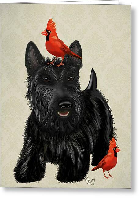 Black & White Scottie New {20} Set of 5 Details about   Scotty Dog Puppy Christmas Cards 