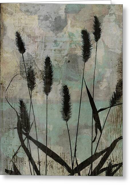 Brown Grass Greeting Cards