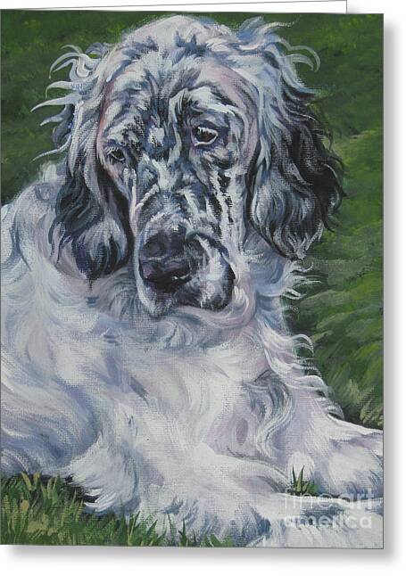 English Setter Dog A6 Textured Birthday Card BDENGLISHSETTER-1 by paws2print 