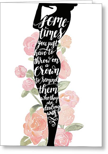A girl shoud “Coco Chanel” Inspirational Quote (Wide) Greeting Card for  Sale by Powerofwordss