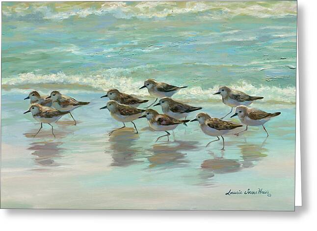Sand Pipers Greeting Cards