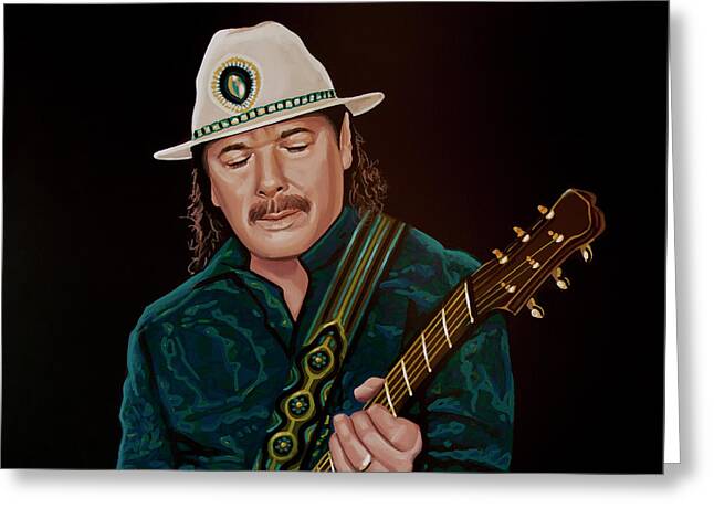 Mexican Guitarist Greeting Cards