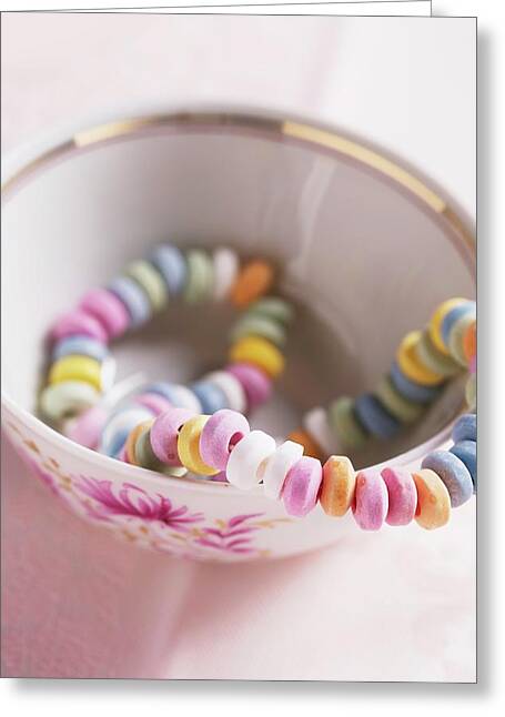 Colourful Candy Bracelets On A Doily Poster by Mandy Reschke - Fine Art  America