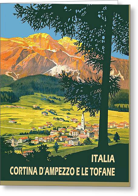 Italian Landscapes Digital Art Greeting Cards