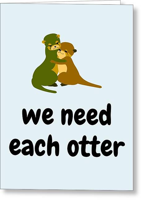 Otter Greeting Cards
