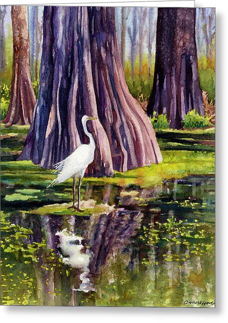 Water Tupelo Greeting Cards