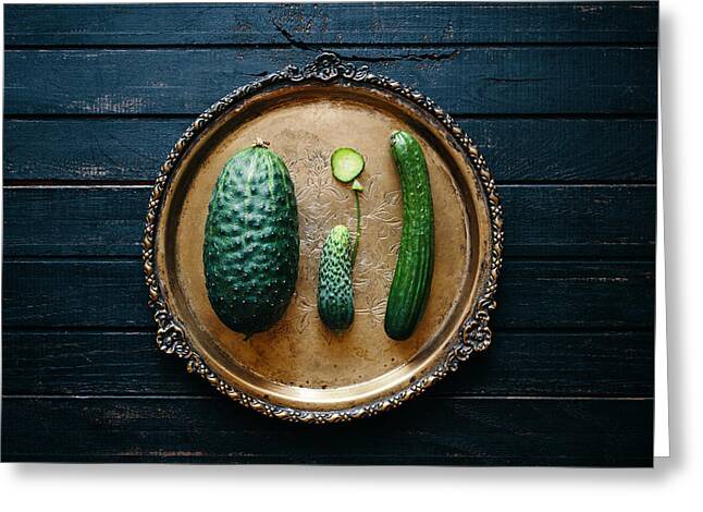 Cucumbers Greeting Cards
