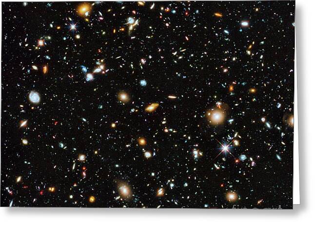 Hubble Ultra Deep Field Greeting Card