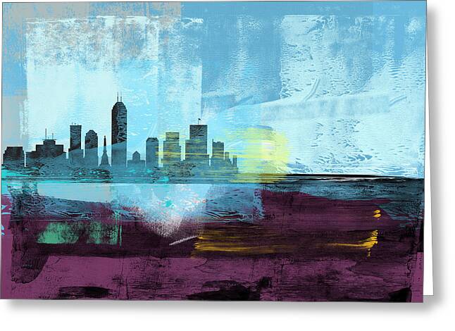 Designs Similar to Indianapolis Abstract Skyline I