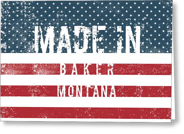 Mt Baker Digital Art Greeting Cards