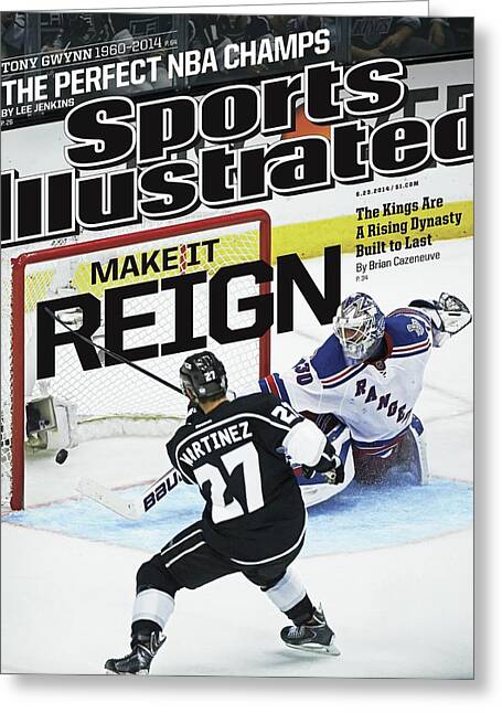 New York Rangers Mark Messier, 1994 Nhl Stanley Cup Finals Sports  Illustrated Cover Metal Print