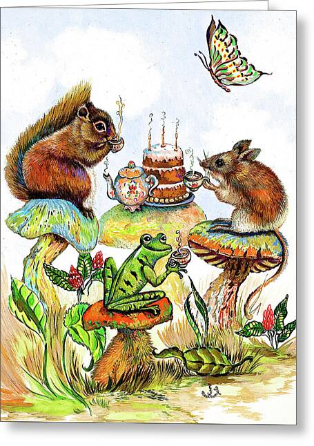 Tea Party Greeting Cards