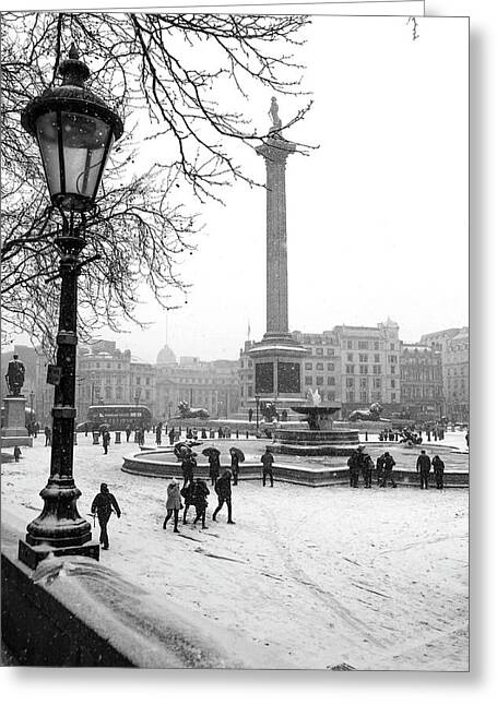 Nelson's Column Greeting Cards