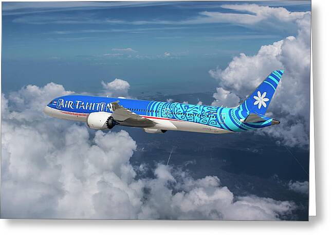 Air Tahiti Nui Greeting Cards