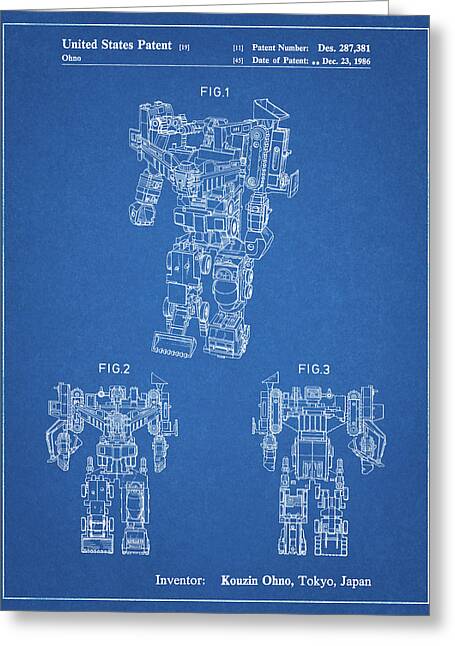G1 Devastator DH321 Transformers LONG HAUL Patent Art Print READY TO FRAME! 