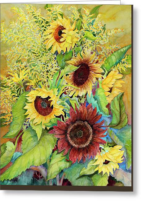Goldenrod Flowers Greeting Cards