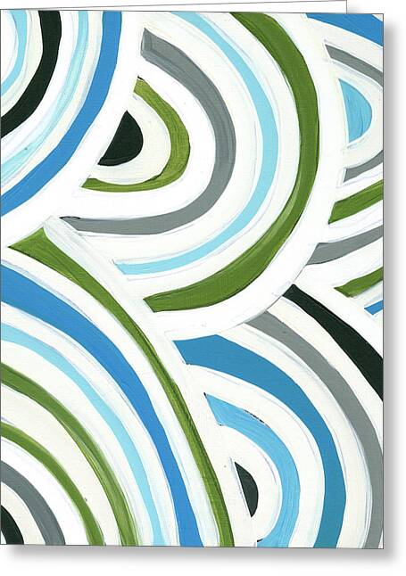 Swirly Abstract Greeting Cards