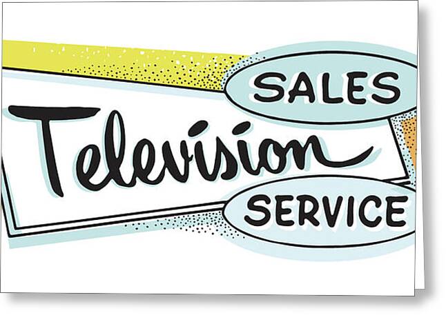 Tv Ad Greeting Cards