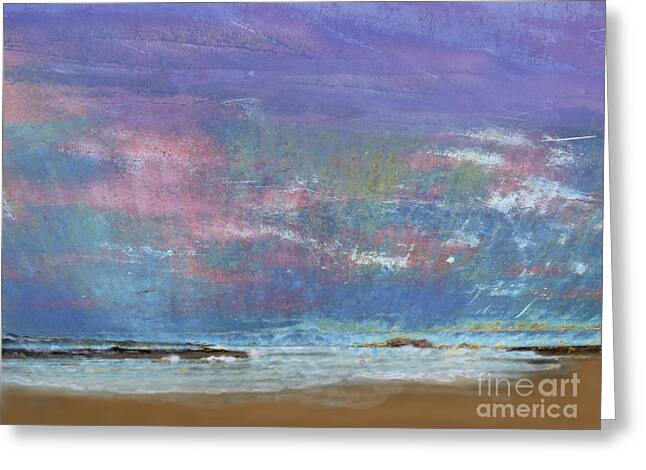 Storm Clouds Cape Cod Mixed Media Greeting Cards