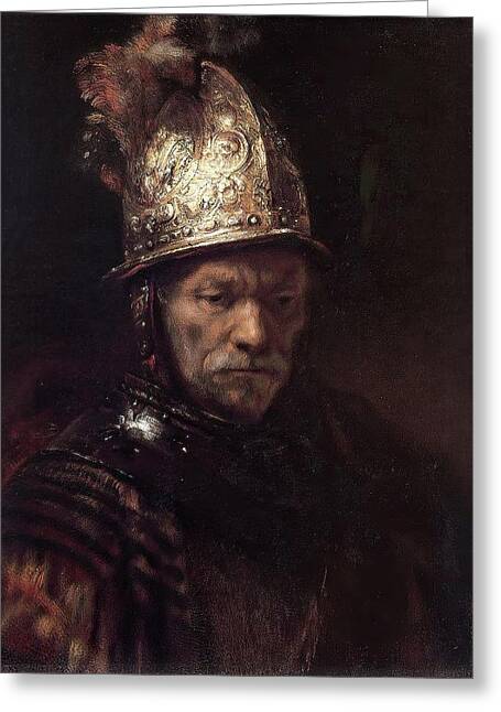 Rembrandt Lighting Paintings Greeting Cards